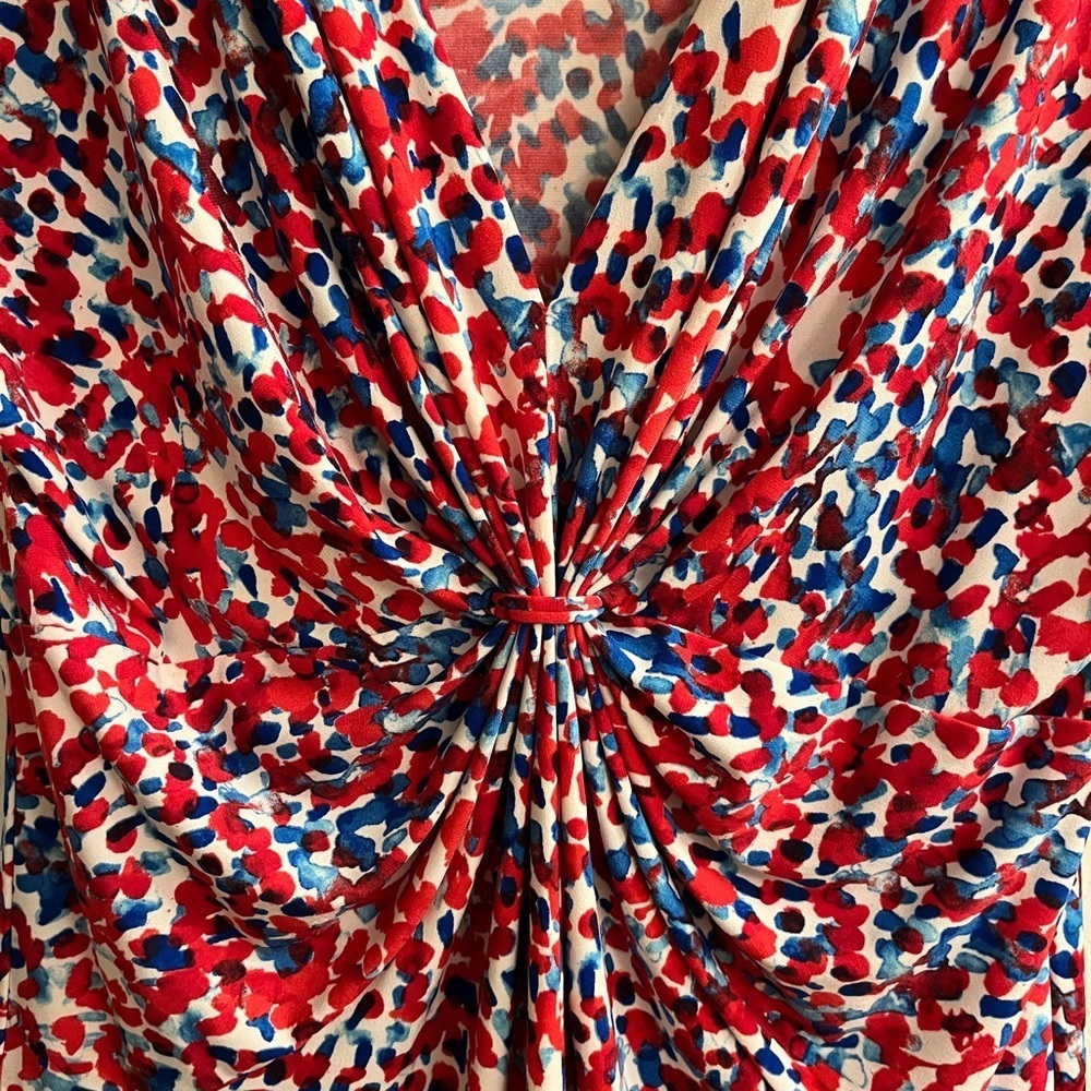 CHAUS NY~VIBRANT BLOUSE~M - Picture 2 of 8